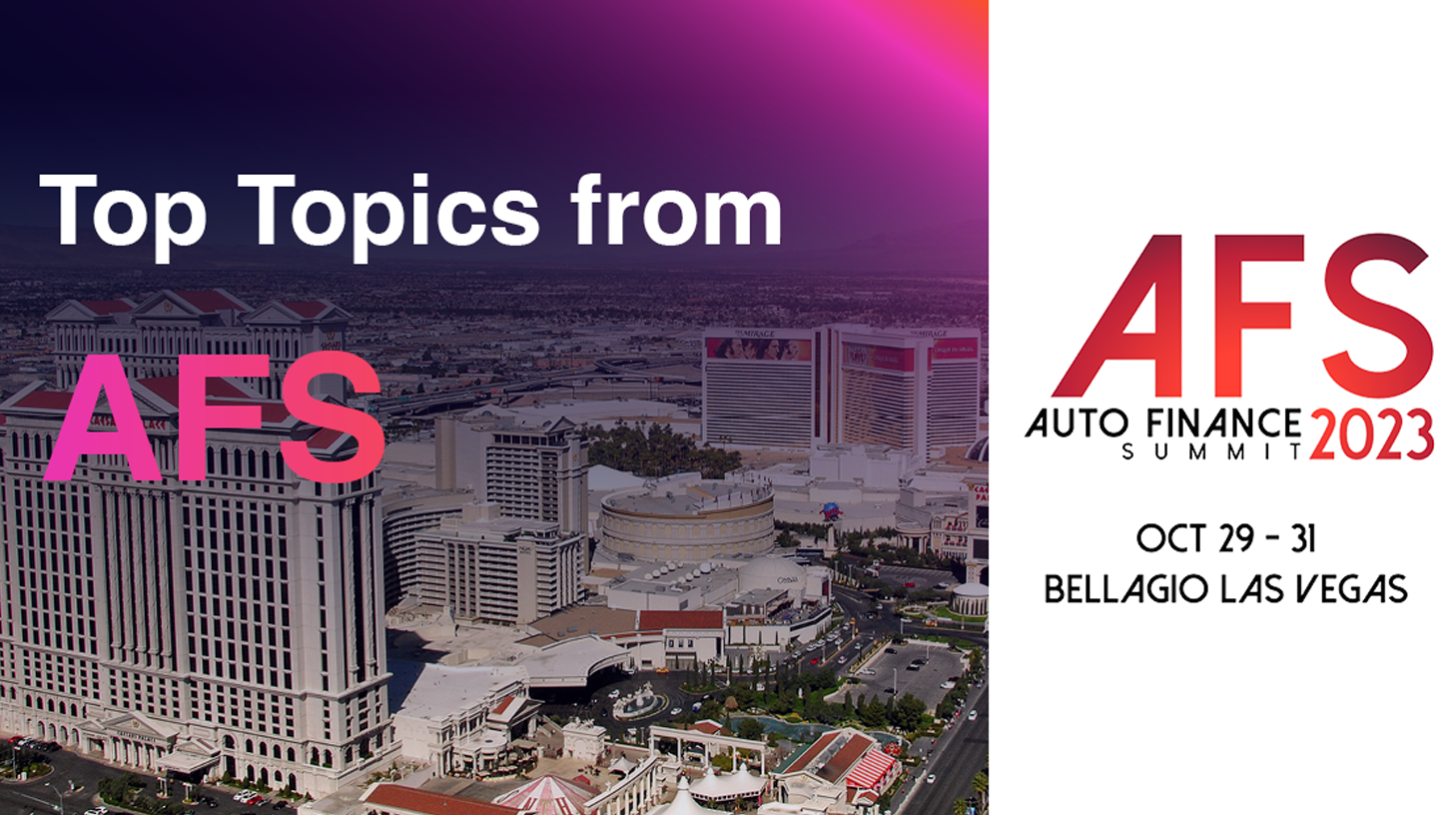 Concord Insights from Auto Finance Summit in Las Vegas